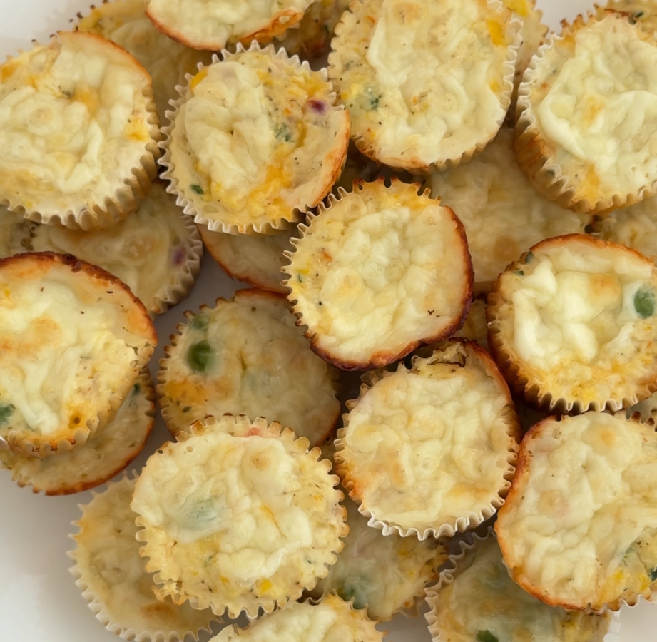 Savory Chicken & Veggie Egg Bites