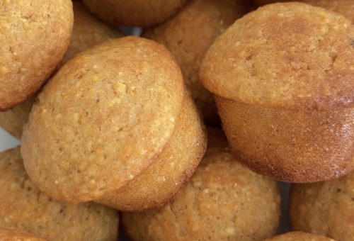 Mini Cornbread Muffins (No Refined-Sugar)
