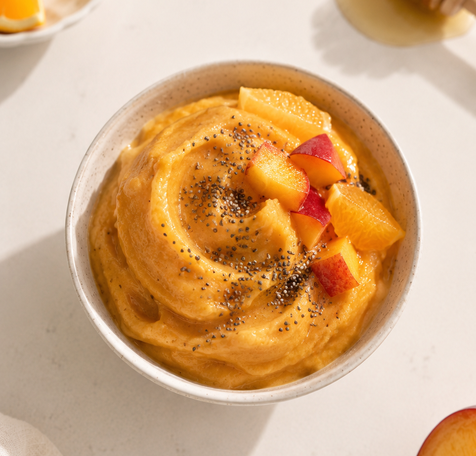 Honey Citrus Nectarine Sorbet