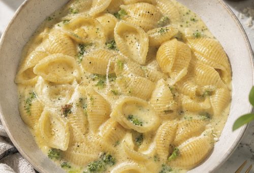 Creamy Broccoli Shells