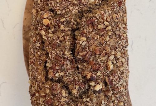 Maple Nutty Banana Bread (No Refined-Sugar)